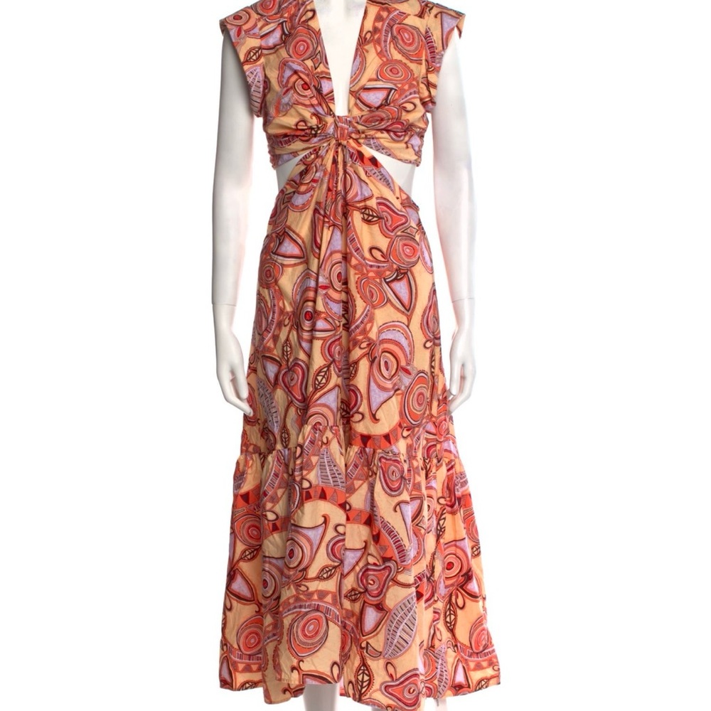 A.L.C. Alexandria Dress in Nude Peach Multi